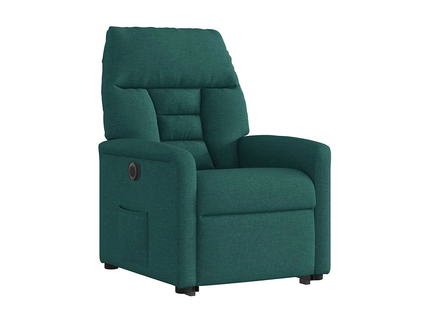 Fauteuil inclinable électrique-Chaise de relax-Fauteuil TV vert foncé tissu SHL1668