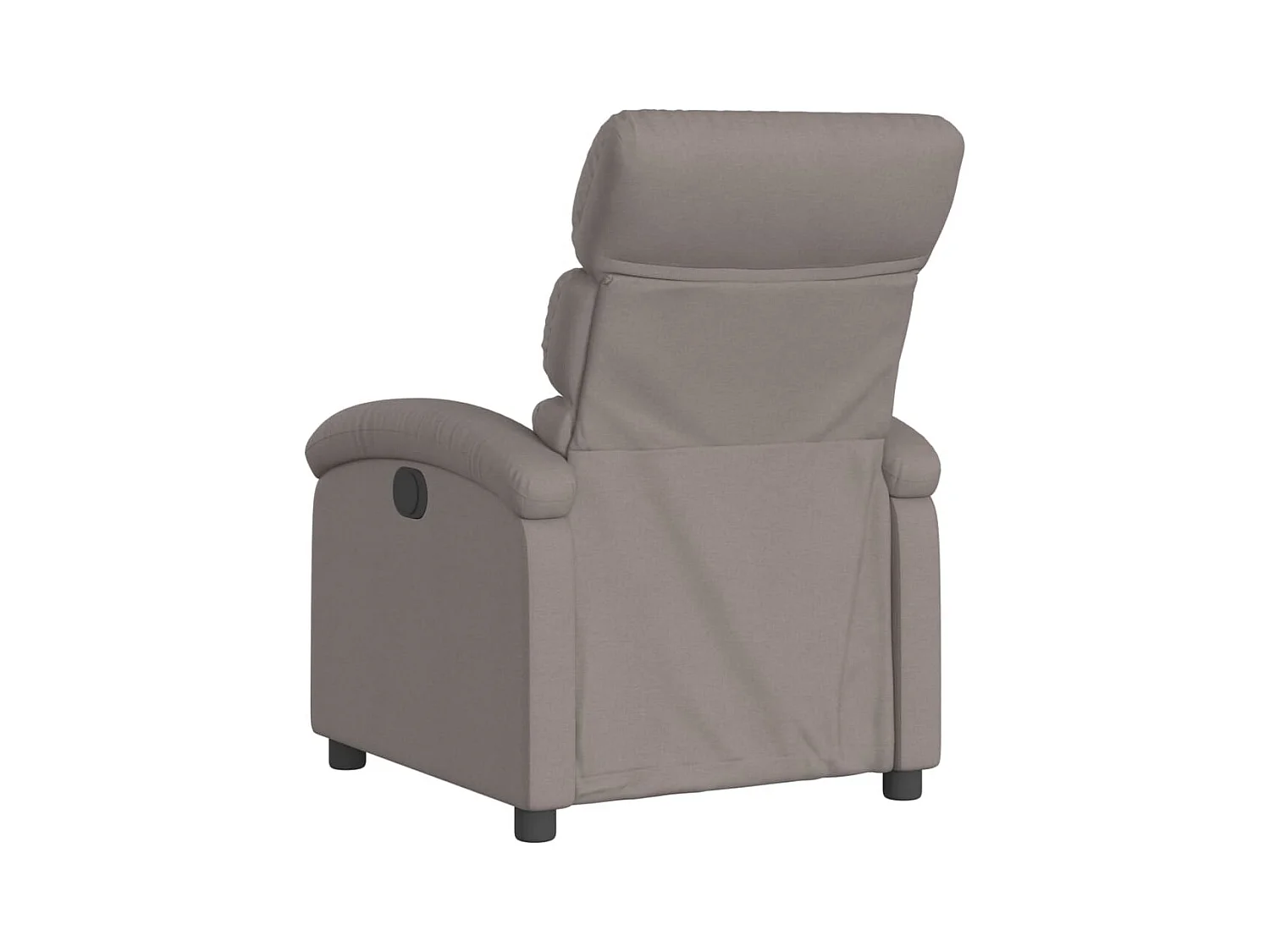 Poltrona elétrica reclinável tecido cinzento-acastanhado SHL373676