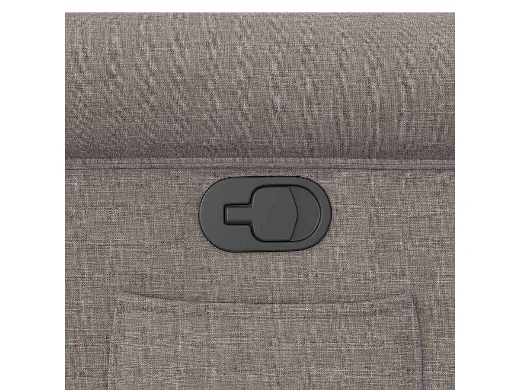 Sillón de relax | Silla | Sillón reclinable de tela gris taupe SHL7308