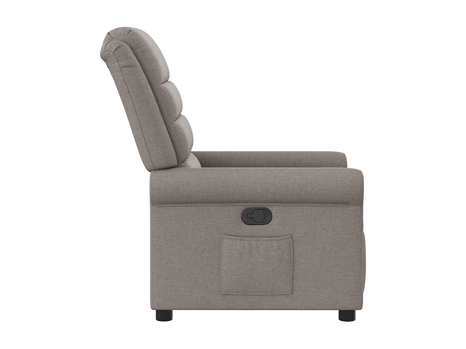Fauteuil inclinable-Chaise de relax-Fauteuil TV Taupe Tissu SHL2357