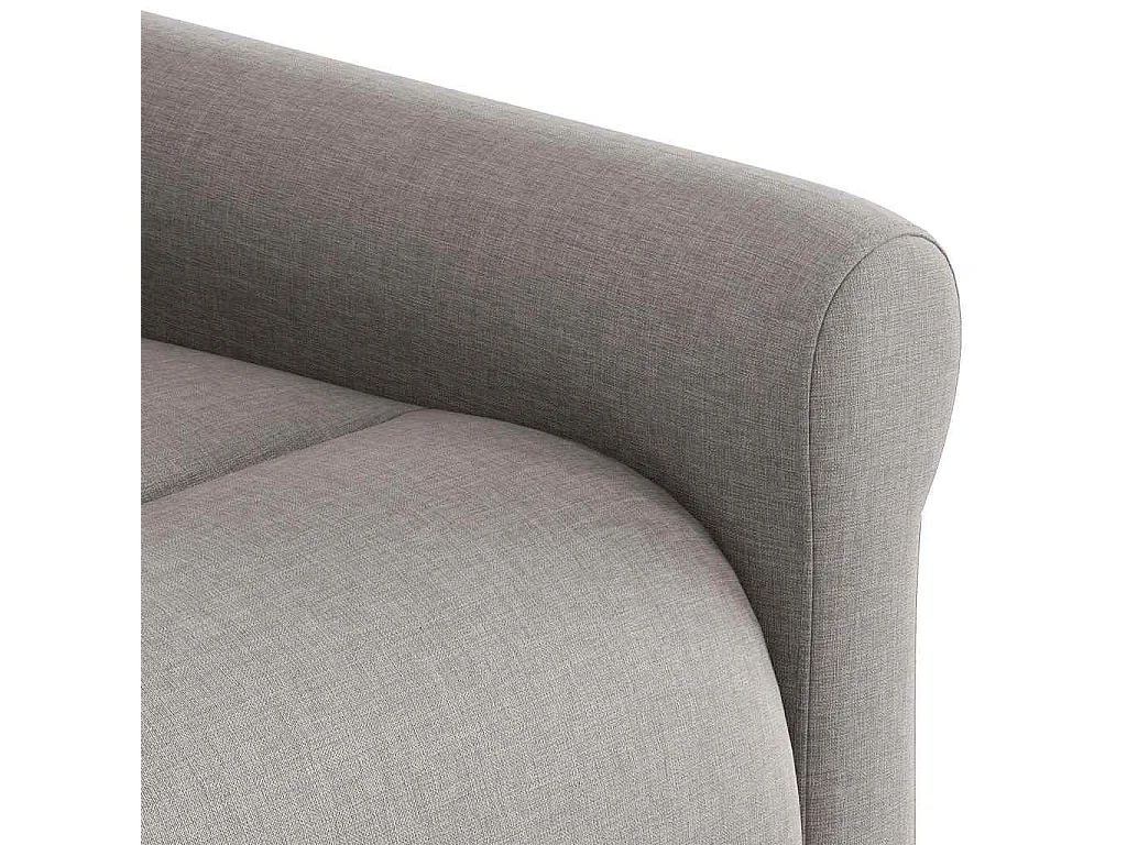 Fauteuil inclinable-Chaise de relax-Fauteuil TV Taupe Tissu SHL2357