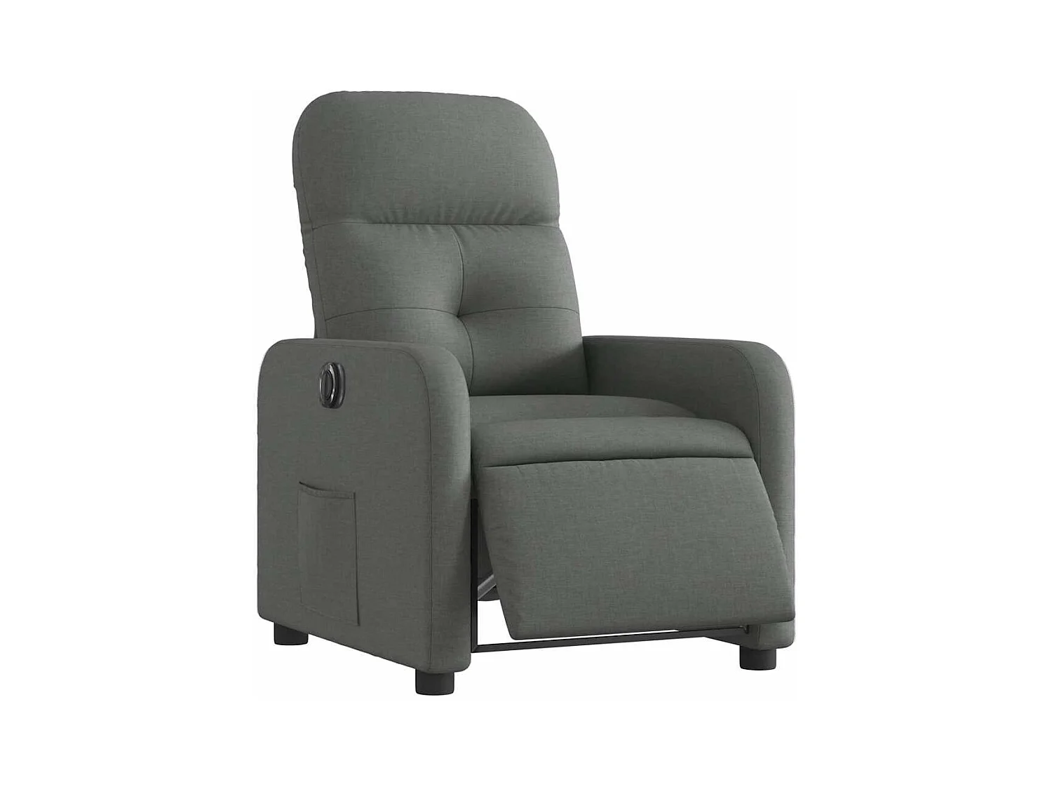 Sillón de relax | Silla | Sillón reclinable eléctrico de tela gris oscuro SHL6797