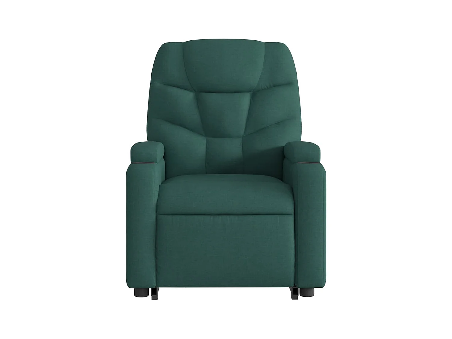 Silla de relax | Sillón eléctrico reclinable elevable de tela verde oscuro SHL9072