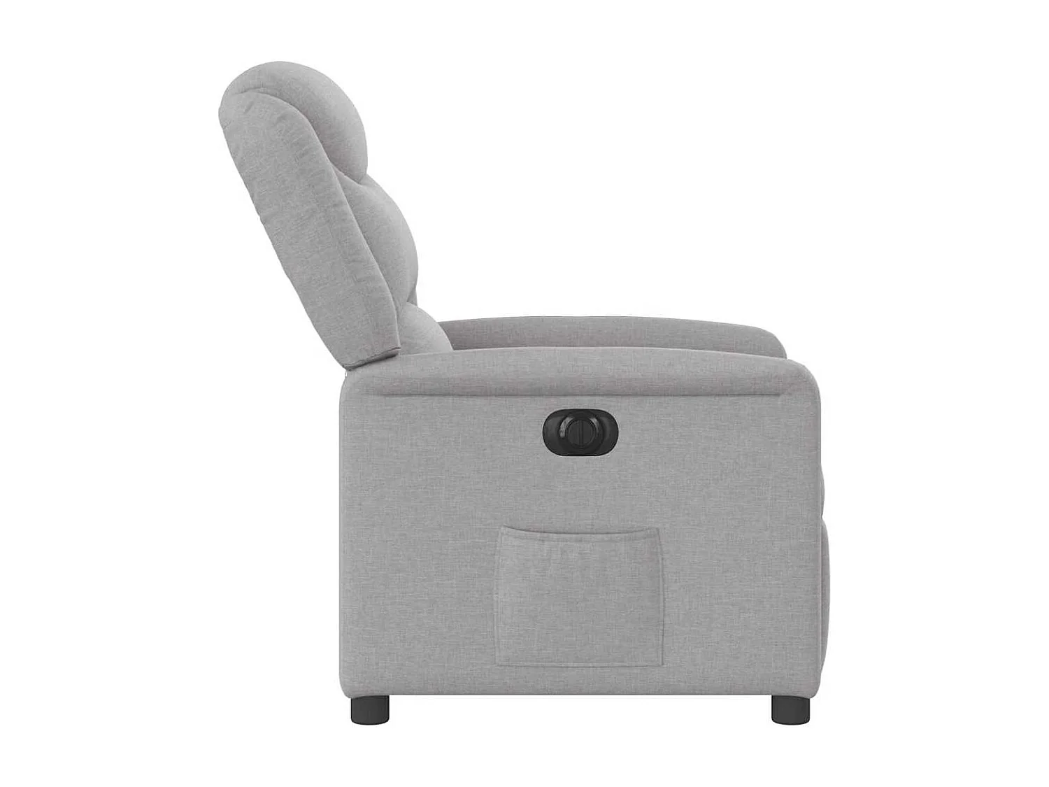 Fauteuil inclinable électrique-Chaise de relax-Fauteuil TV gris nuage tissu SHL2207