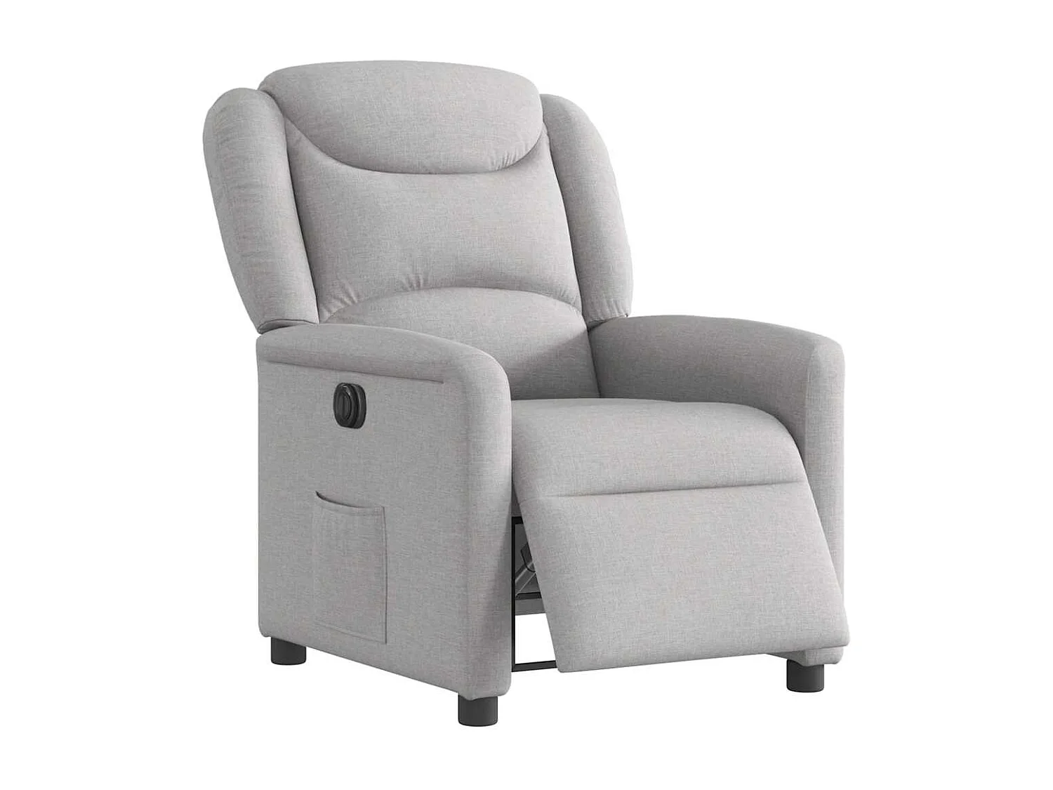 Fauteuil inclinable électrique-Chaise de relax-Fauteuil TV gris nuage tissu SHL2207