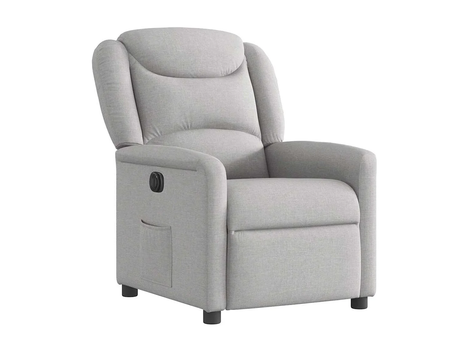 Fauteuil inclinable électrique-Chaise de relax-Fauteuil TV gris nuage tissu SHL2207