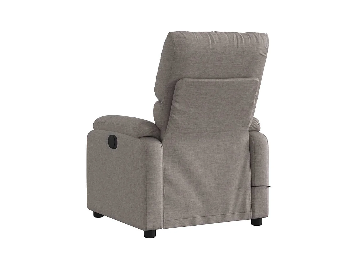 Sillón de relax | Sillón reclinable de masaje eléctrico tela gris taupe SHL5450