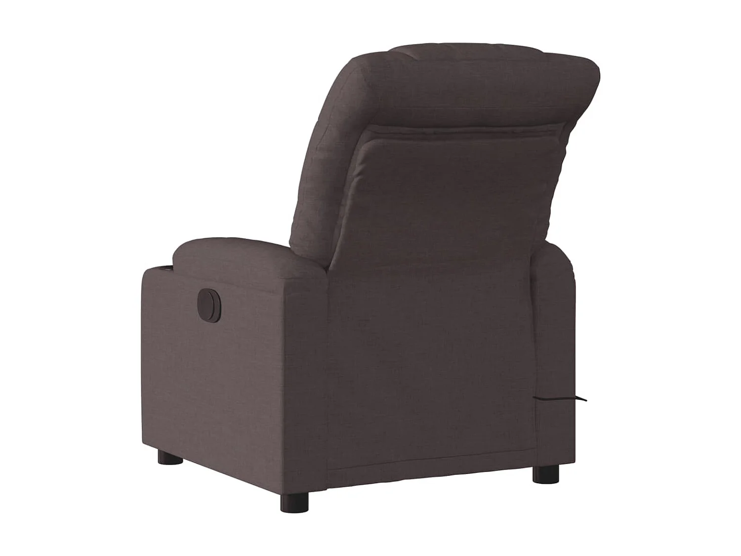 Massagesessel Elektrisch | Relaxsessel indoor Dunkelbraun Stoff SHL62501