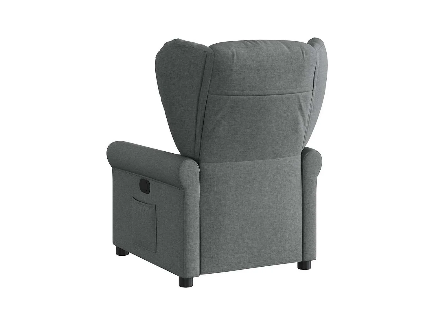 Fauteuil inclinable électrique-Chaise de relax-Fauteuil TV Gris foncé Tissu SHL3406