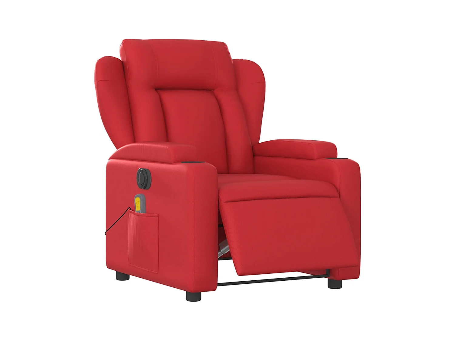Fauteuil inclinable électrique-Fauteuil de massage pour Salon rouge similicuir SHL1676