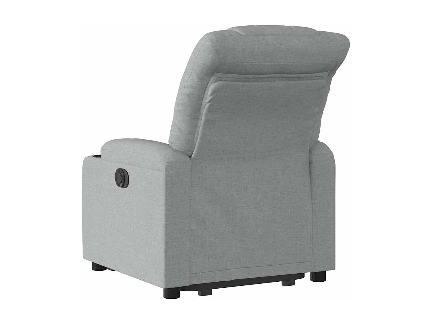 Fauteuil inclinable électrique-Chaise de relax-Fauteuil salon gris clair tissu SHL4626
