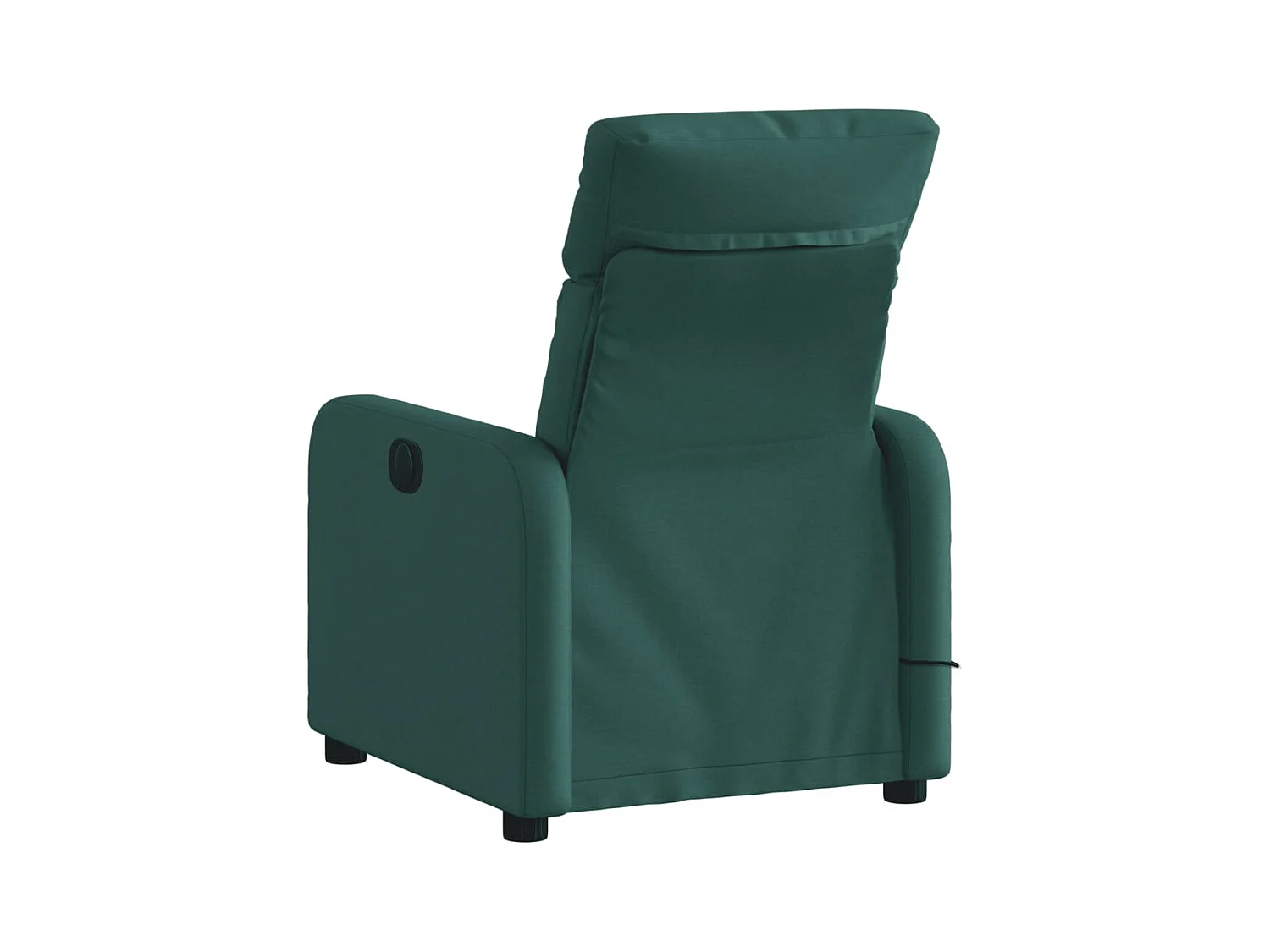 Fauteuil inclinable-Chaise de relax-Fauteuil de Massage Vert foncé Tissu SHL4102