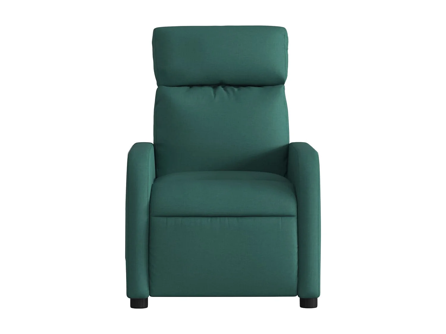 Fauteuil inclinable-Chaise de relax-Fauteuil de Massage Vert foncé Tissu SHL4102