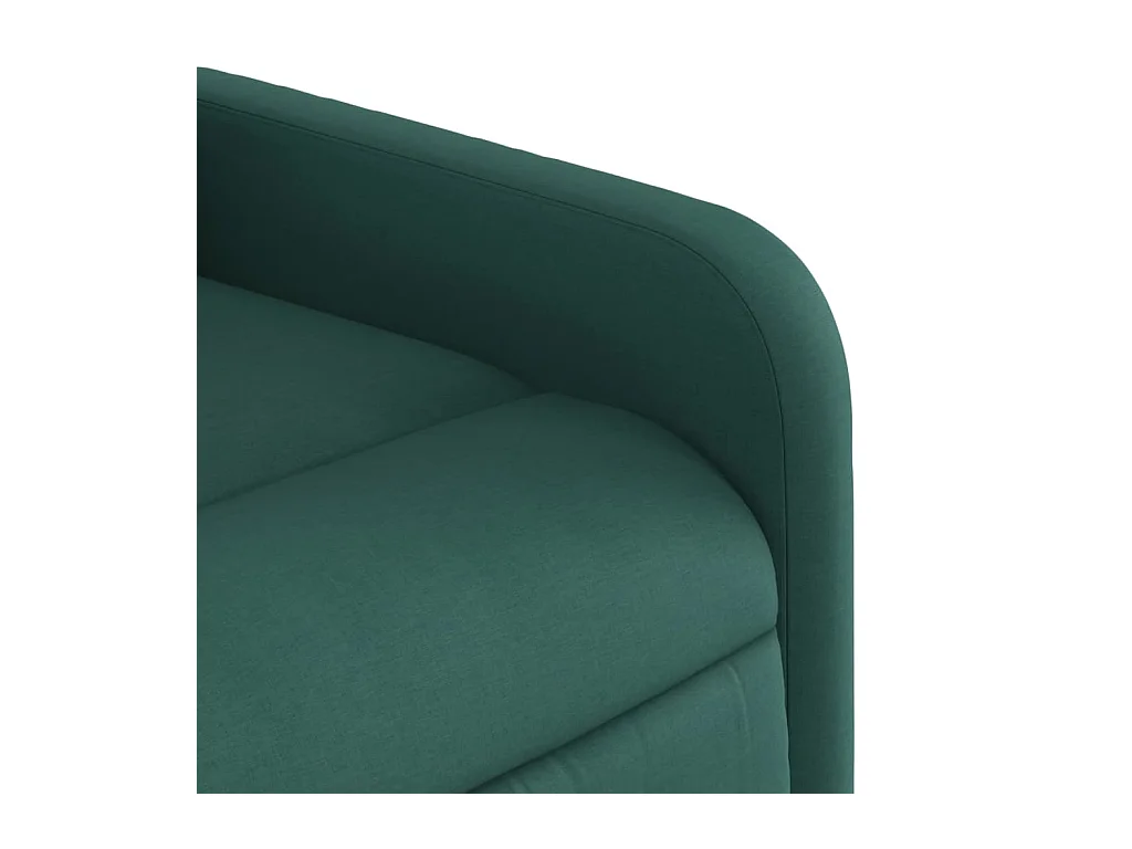 Sillón de salón | Silla | Sillón de masaje reclinable de tela verde oscuro SHL5962