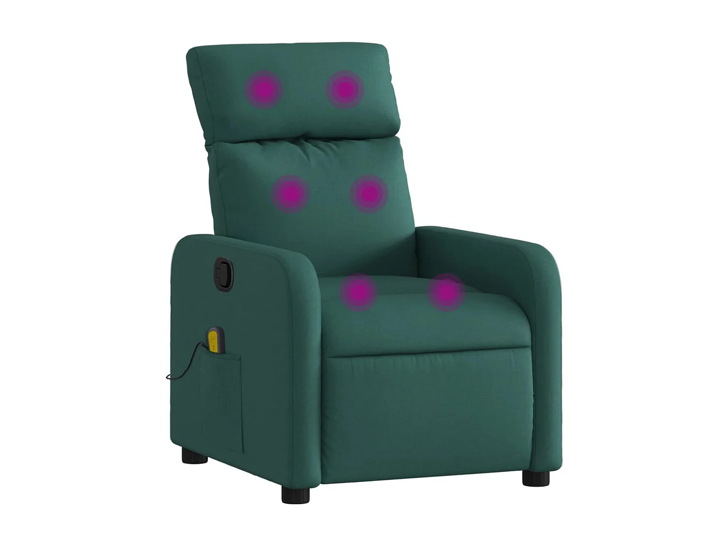 Relaxsessel | Massagesessel Dunkelgrün Stoff SHL79716