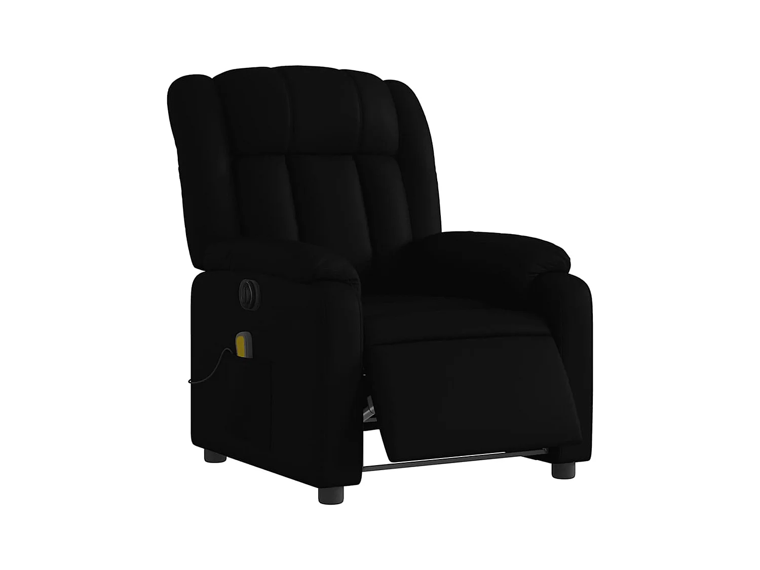 Sillón de salón | Silla | Sillón de masaje reclinable eléctrico cuero sintético negro SHL7595
