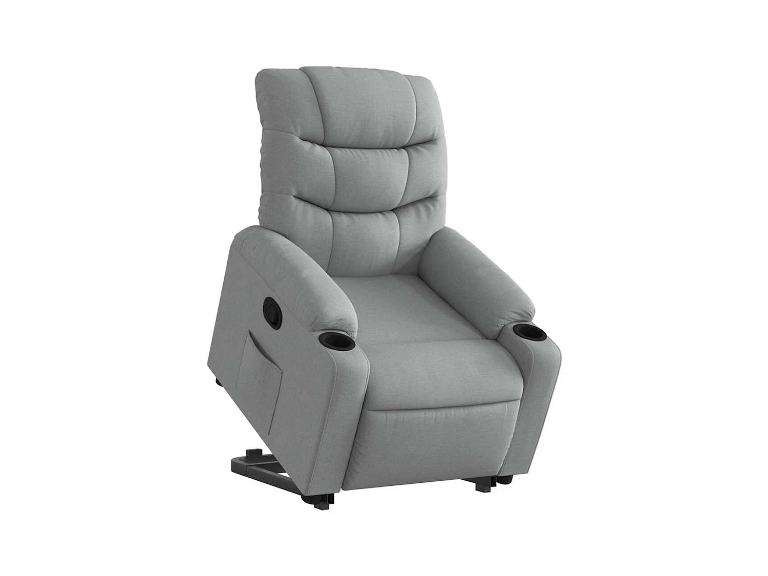 Sillón de relax | Silla | Sillón reclinable elevable de tela gris claro SHL6158