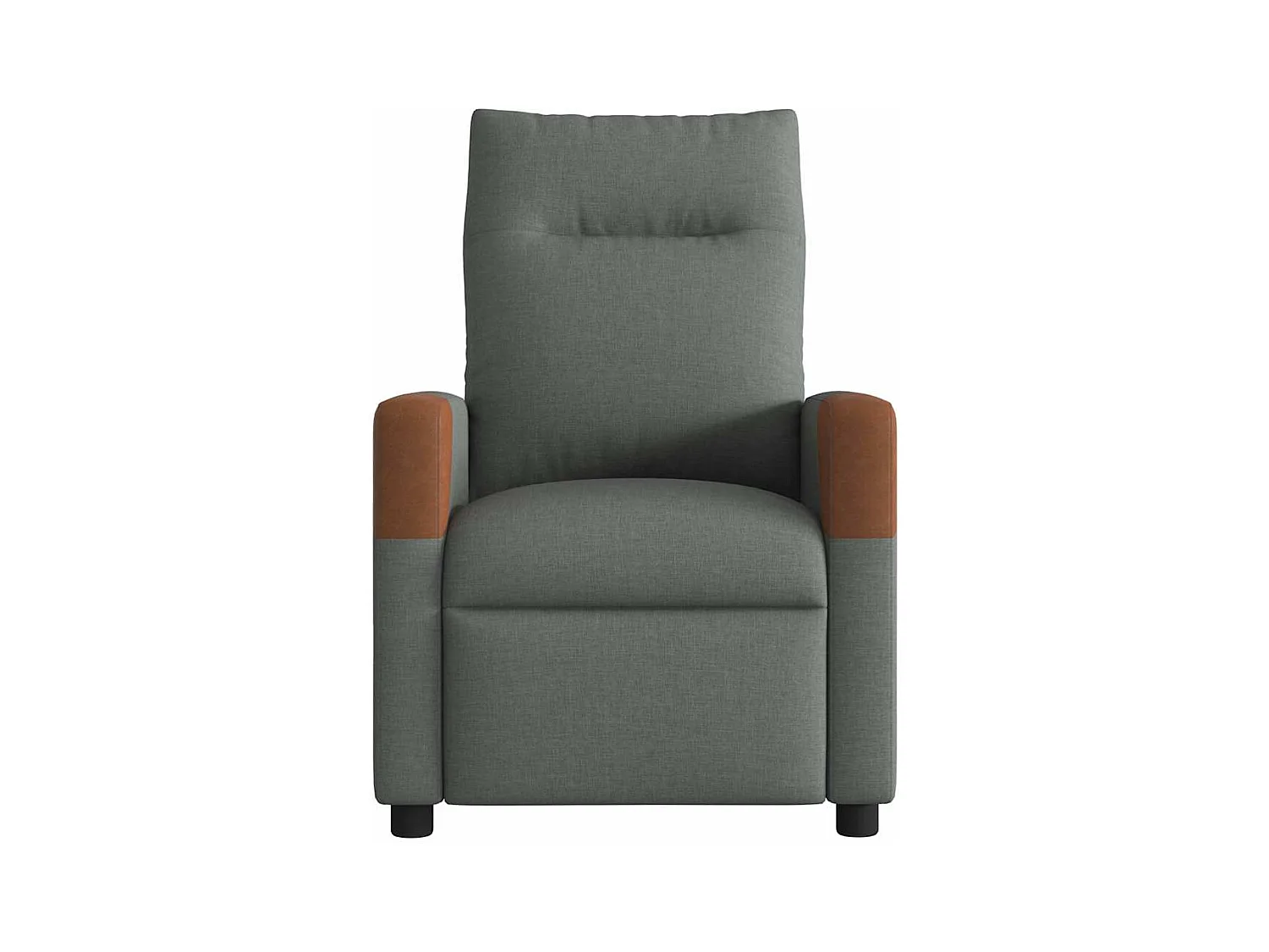 Fauteuil inclinable électrique-Chaise de relax-Fauteuil TV Gris foncé Tissu SHL3753