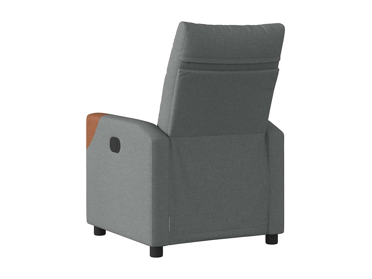 Fauteuil inclinable électrique-Chaise de relax-Fauteuil TV Gris foncé Tissu SHL3753
