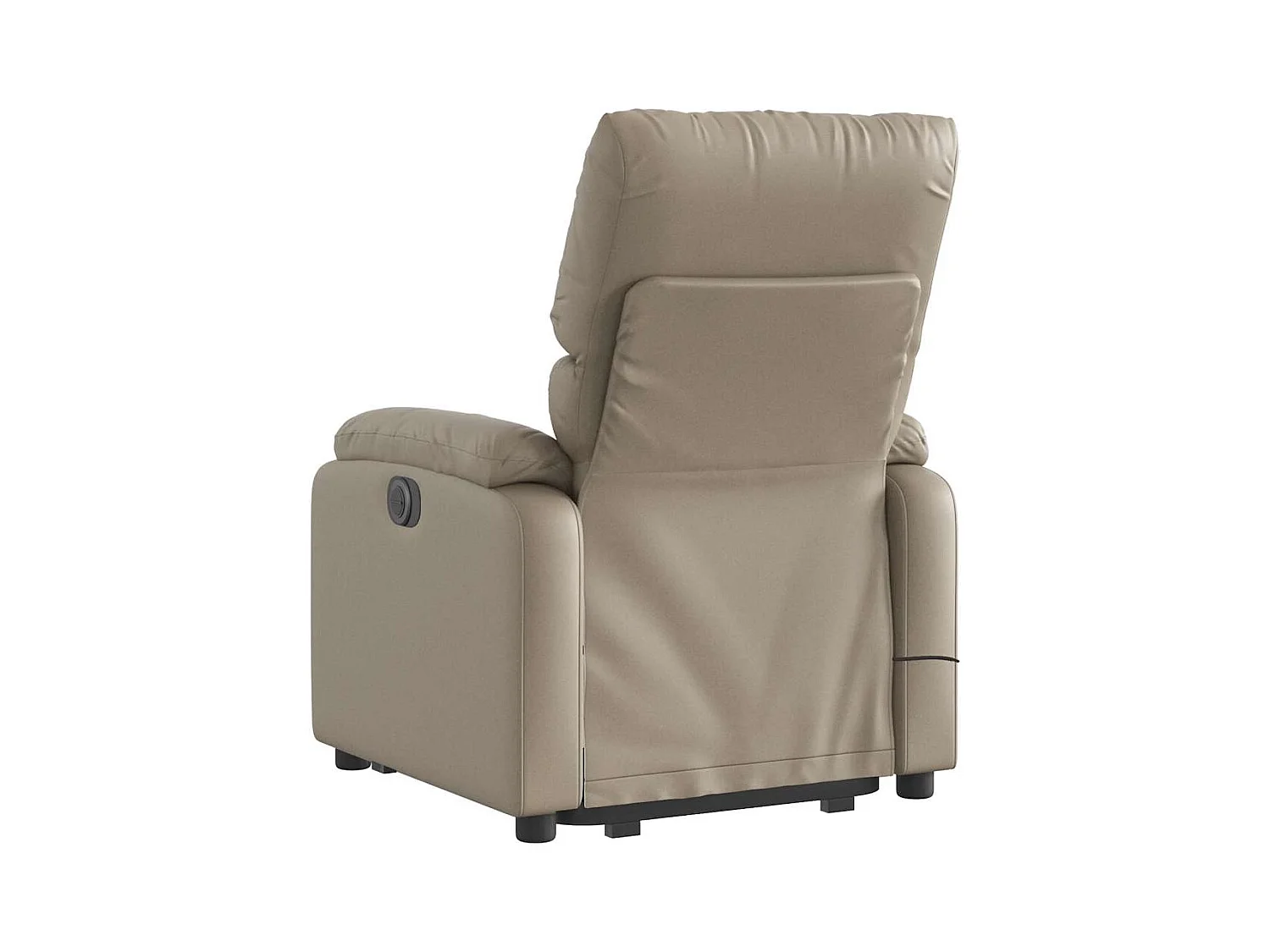 Fauteuil inclinable-Chaise de relax-Fauteuil de Massage Cappuccino Similicuir SHL3237