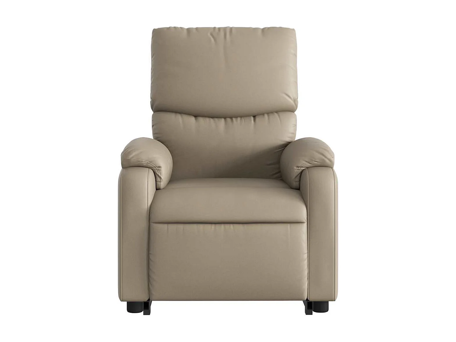 Massagesessel mit Aufstehhilfe Cappuccino-Braun Kunstleder SHL41276