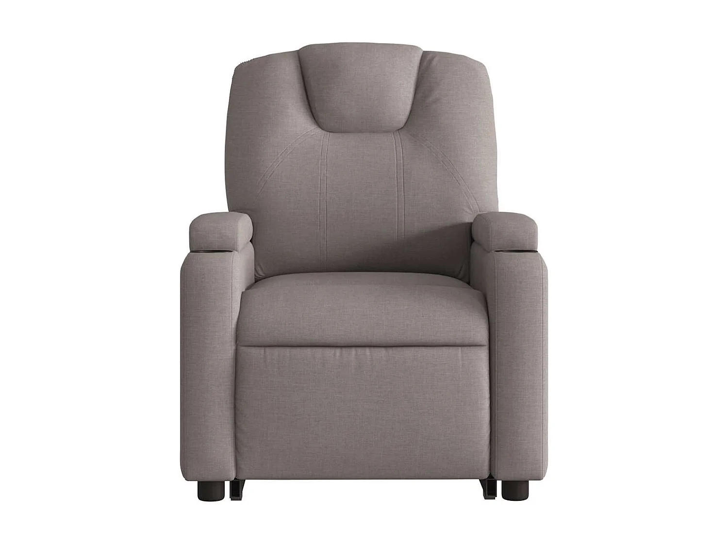 Elektrischer Massagesessel mit Aufstehhilfe | Relaxsessel Taupe Stoff SHL55691