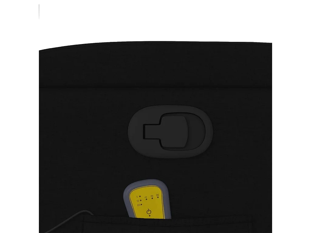 Massage-Relaxsessel | Lounge Sessel indoor schwarzer Stoff SHL20896