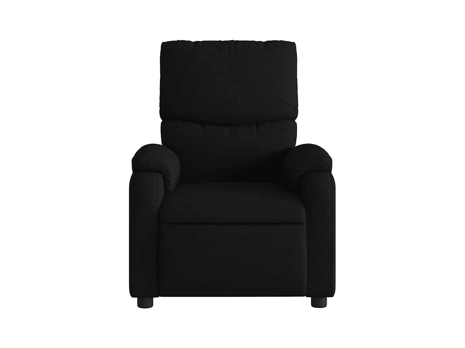Fauteuil inclinable-Chaise de relax-Fauteuil de Massage Noir Tissu SHL3434