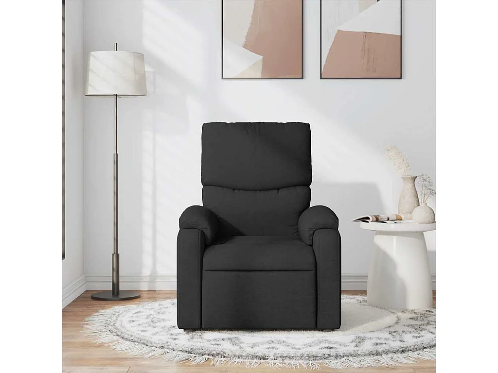 Relaxsessel | Massagesessel Schwarz Stoff SHL70117