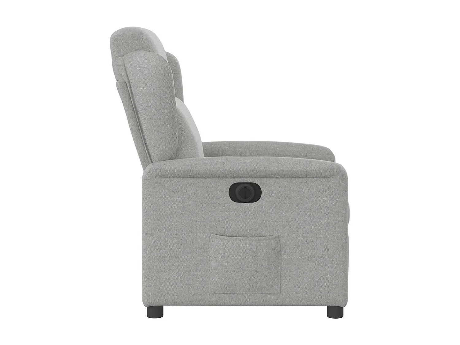 Relaxsessel Elektrisch | Lounge Sessel indoor Wolkengrau Stoff SHL86640