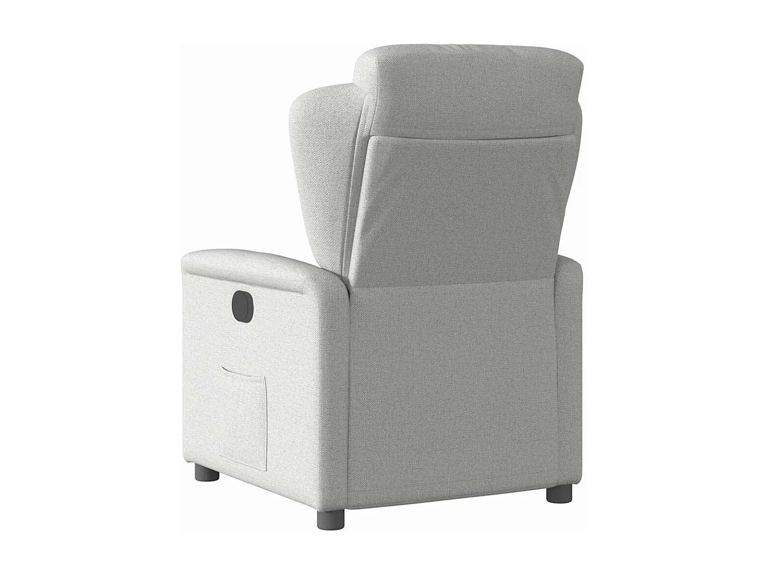 Relaxsessel Elektrisch | Lounge Sessel indoor Wolkengrau Stoff SHL86640