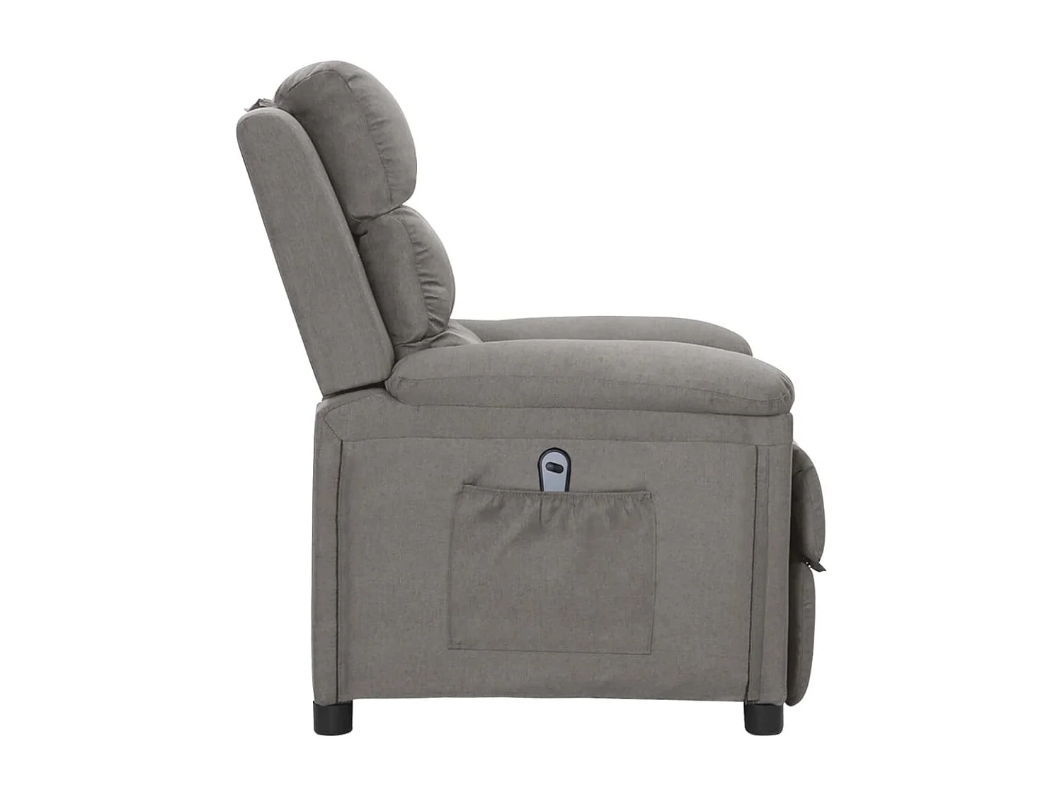 Fauteuil inclinable électrique-Chaise de relax-Fauteuil salon Gris clair Tissu SHL3725