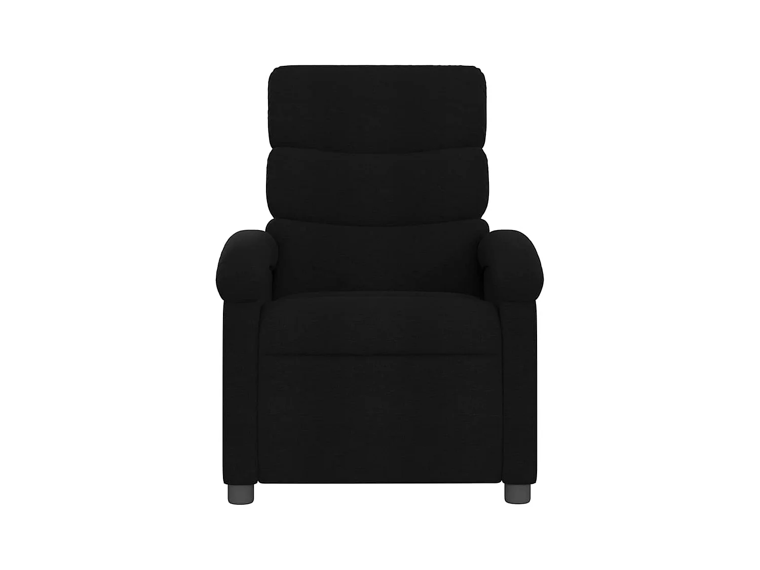 Sillón de relax | Sillón reclinable de masaje eléctrico tela negro SHL8855