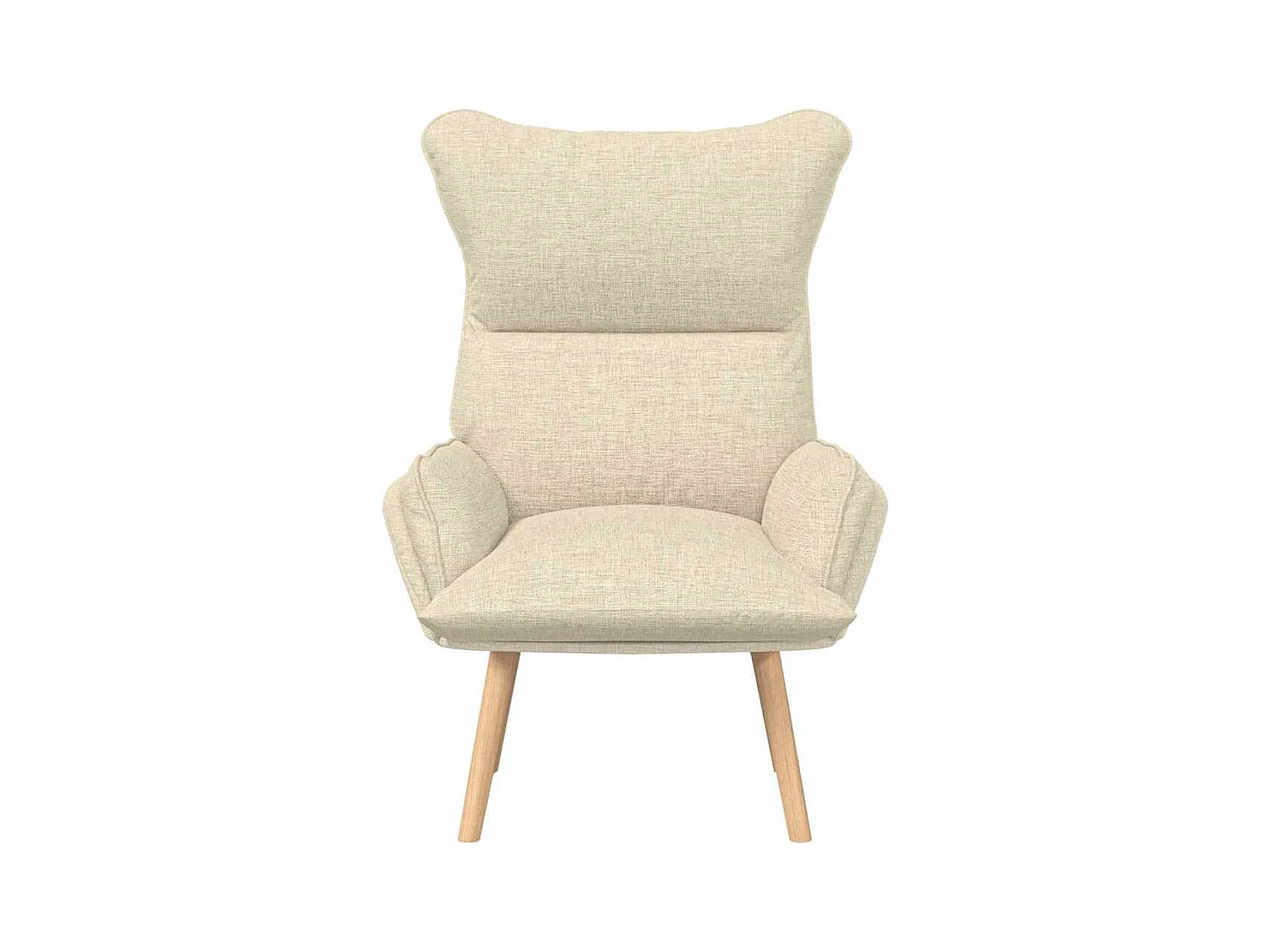 Sillón de relax | Silla Relax | Sillón de salón Crema 69x74x93 cm tela SHL6209