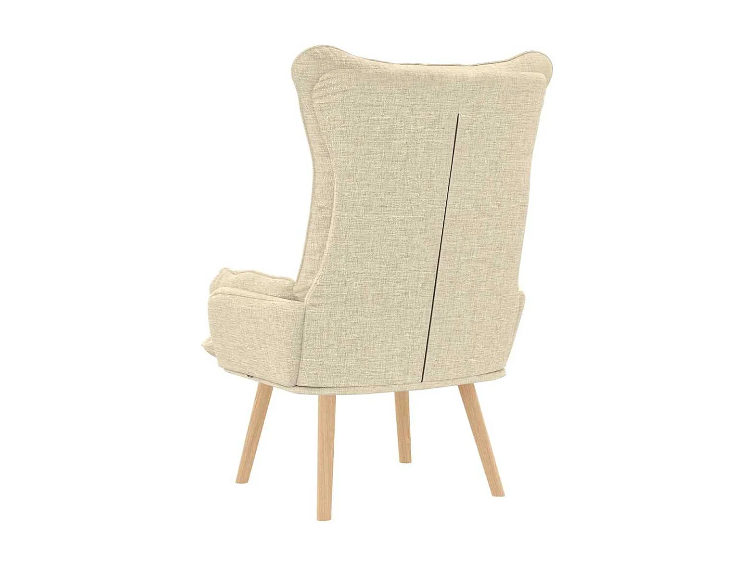 Relaxsessel | Lounge Sessel für Wohnzimmer Creme 69x74x93 cm Sherpa-Stoff SHL91610