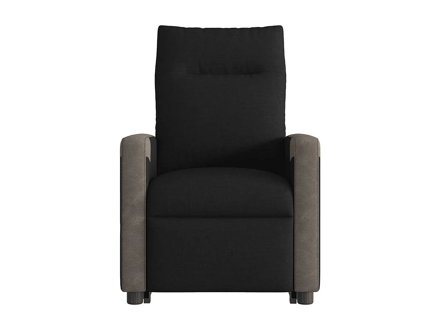 Fauteuil inclinable électrique-Chaise de relax-Fauteuil TV noir tissu SHL4219