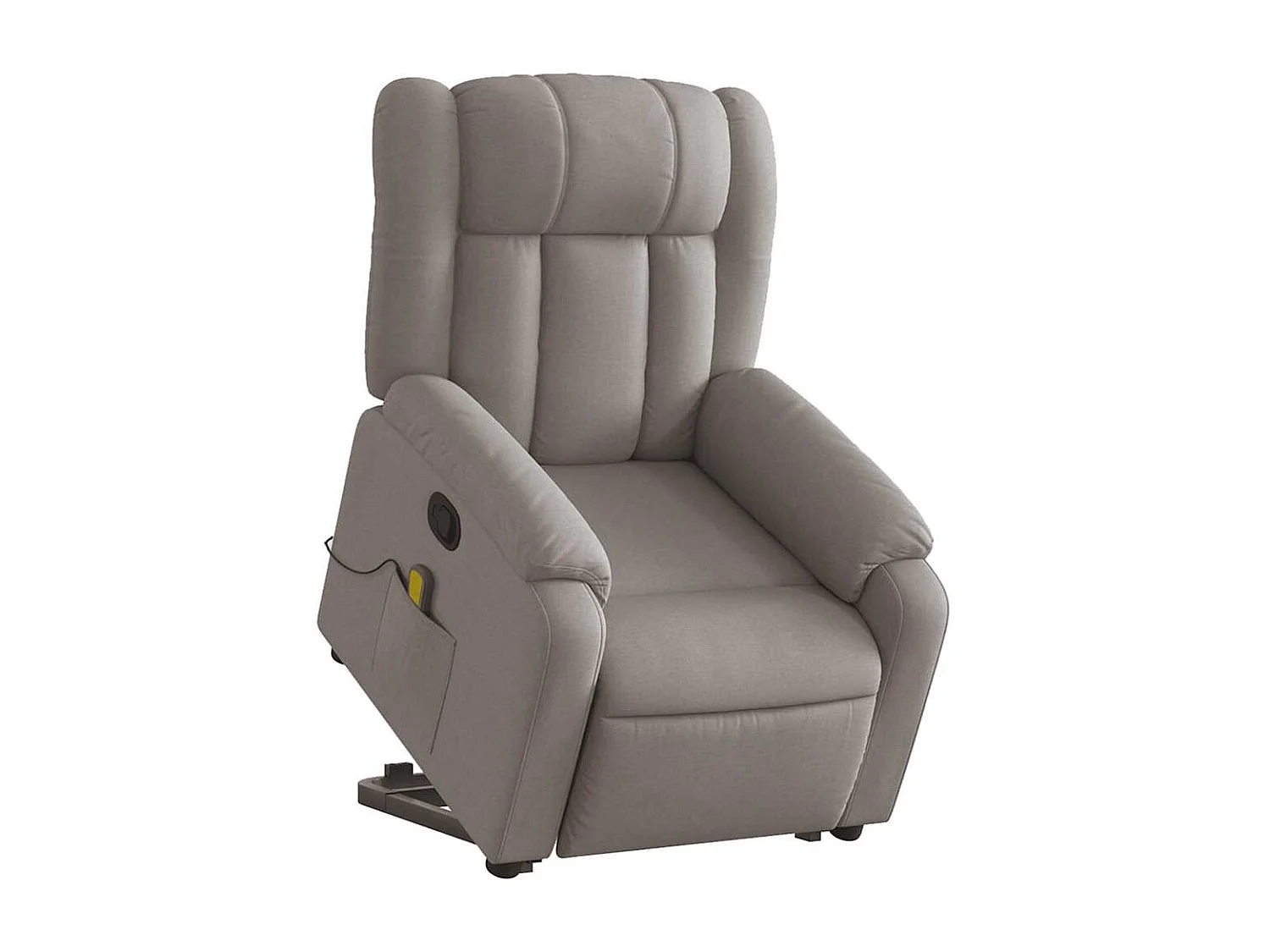 Fauteuil inclinable-Chaise de relax-Fauteuil de Massage Taupe Tissu SHL1802