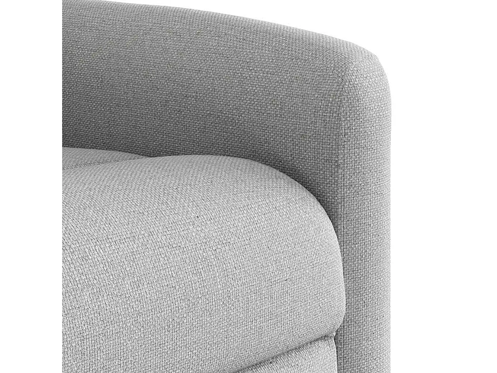 Sillón de salón | Silla | Sillón de masaje reclinable de tela gris nube SHL8783