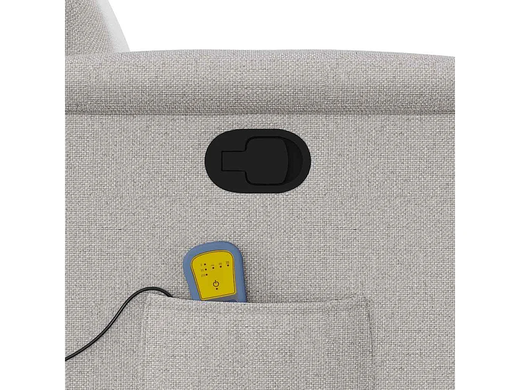 Sillón de salón | Silla | Sillón de masaje reclinable de tela gris nube SHL8783