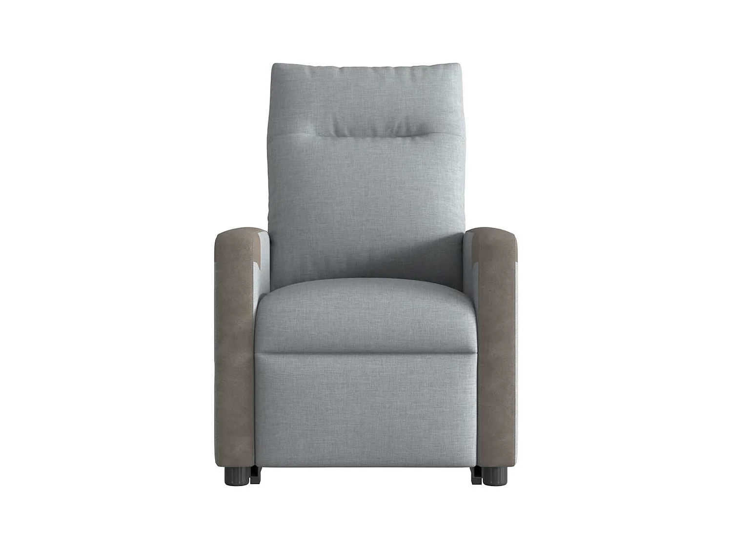Silla de relax | Sillón eléctrico reclinable elevable de tela gris claro SHL6979