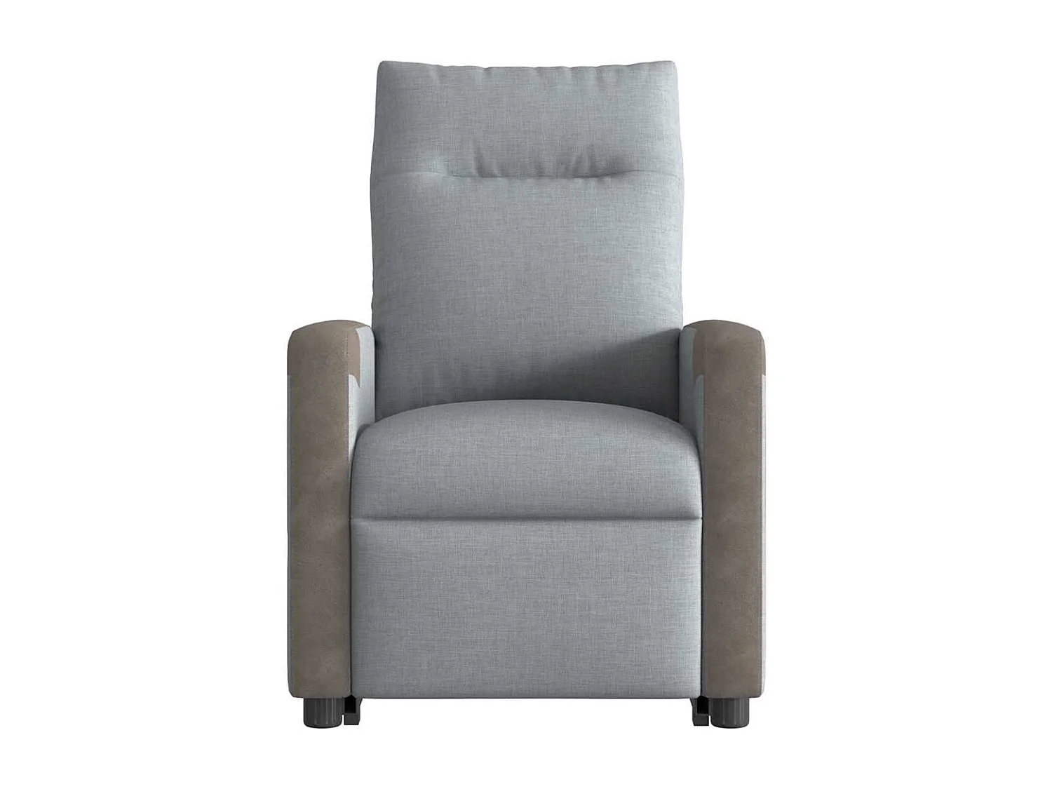 Poltrona Relax | Poltrona Reclinante Alzapersona Elettrica Grigio Chiaro Tessuto SHL2807