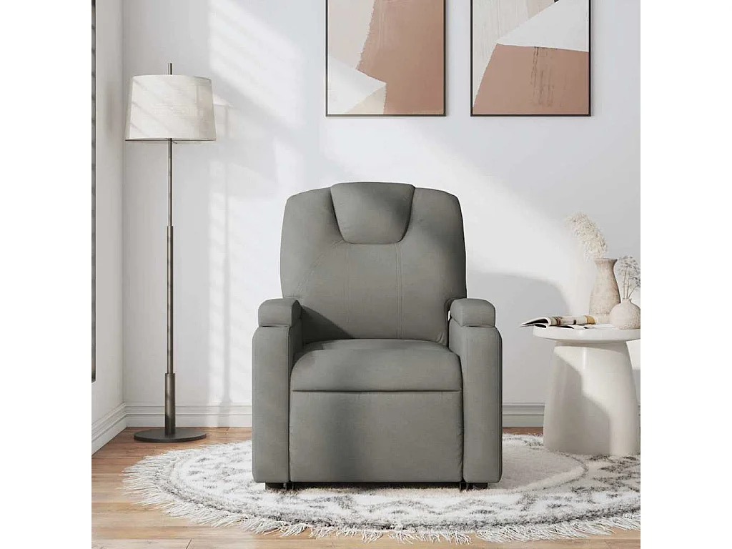 Relaxsessel | Massagesessel Dunkelgrau Stoff SHL79655