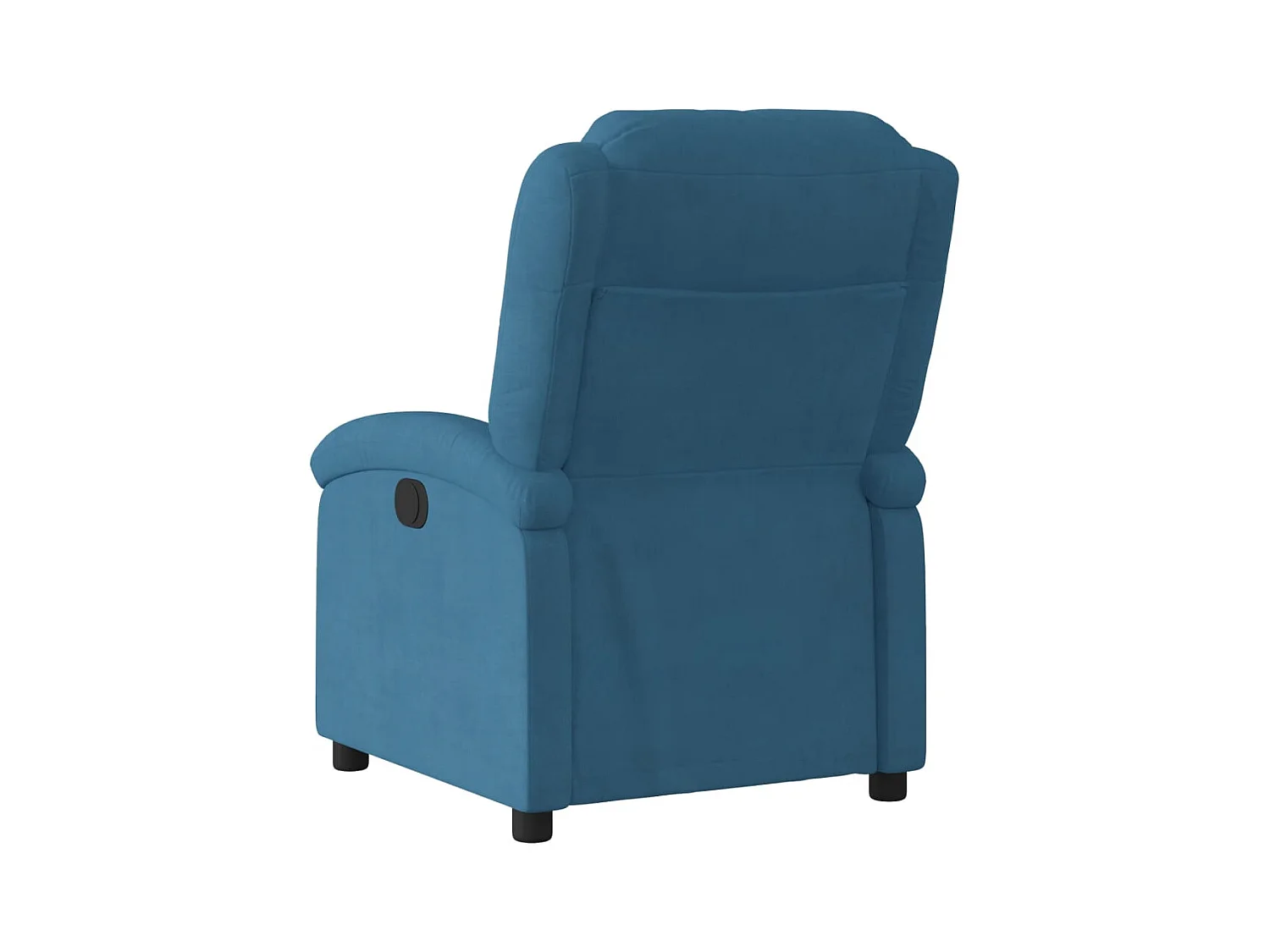 Poltrona Reclinável | Poltrona Confortável Relax veludo azul SHL290870