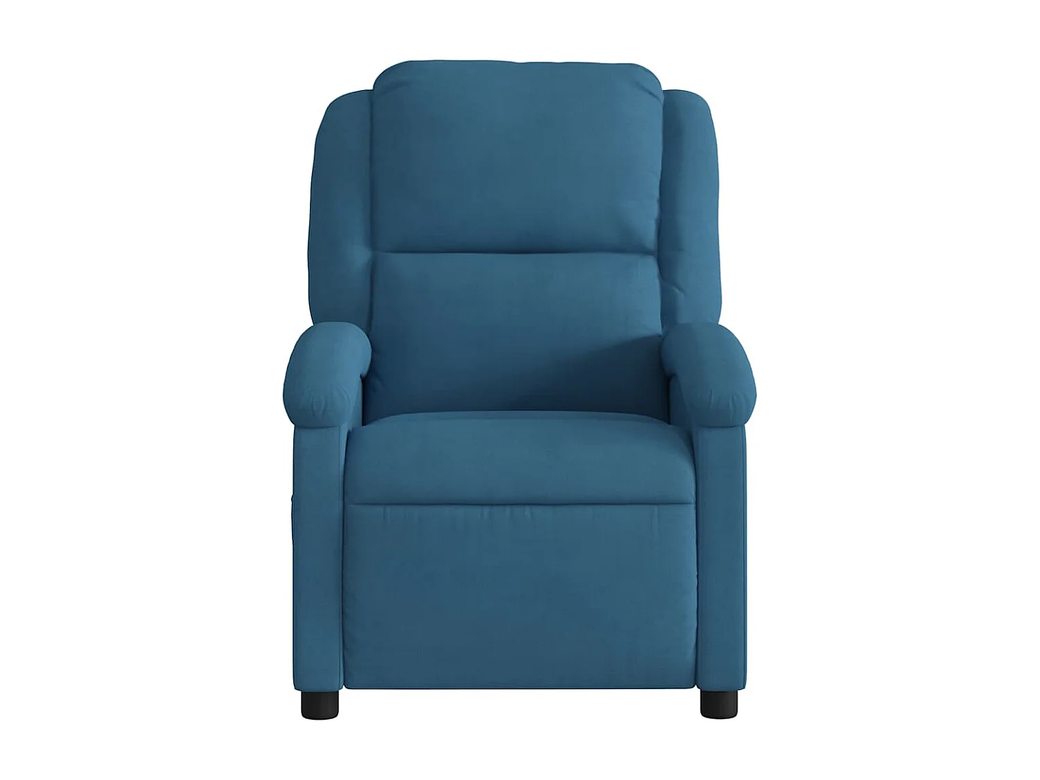 Relaxsessel | Lounge Sessel für Wohnzimmer Blau Samt SHL89392