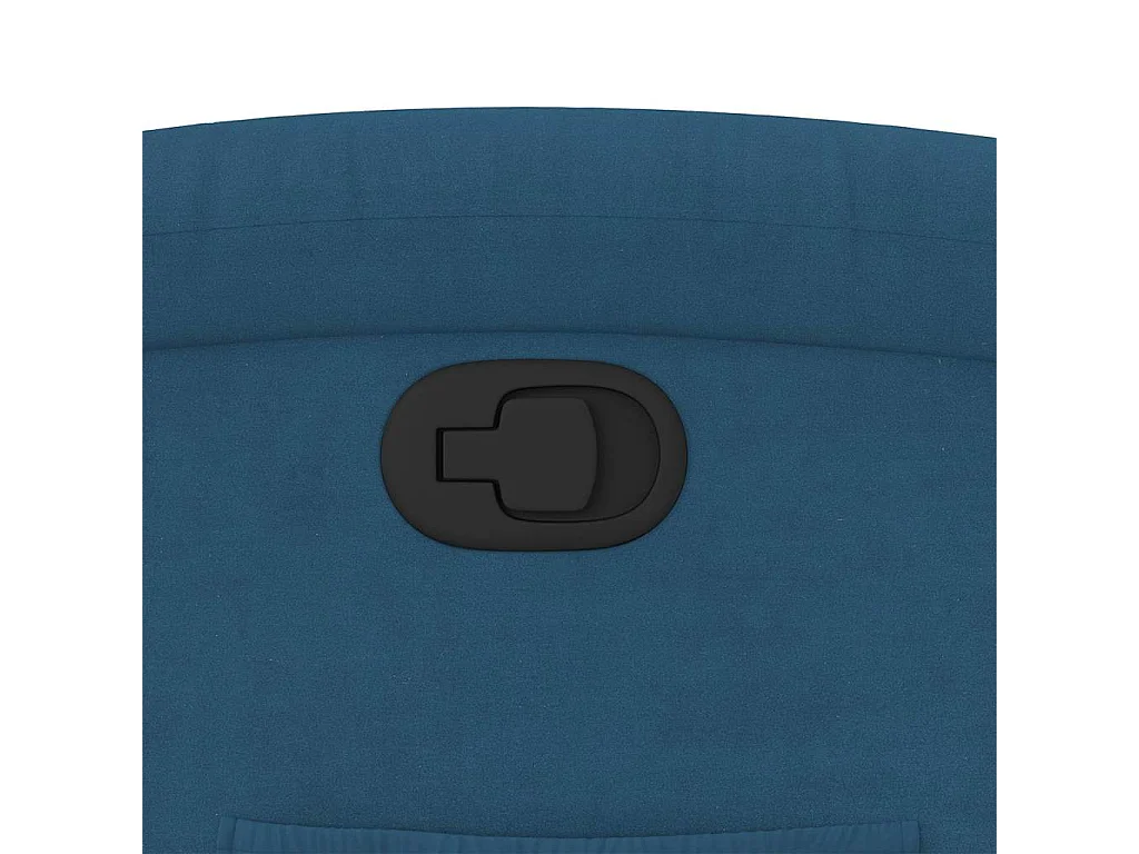 Relaxsessel | Lounge Sessel für Wohnzimmer Blau Samt SHL89392