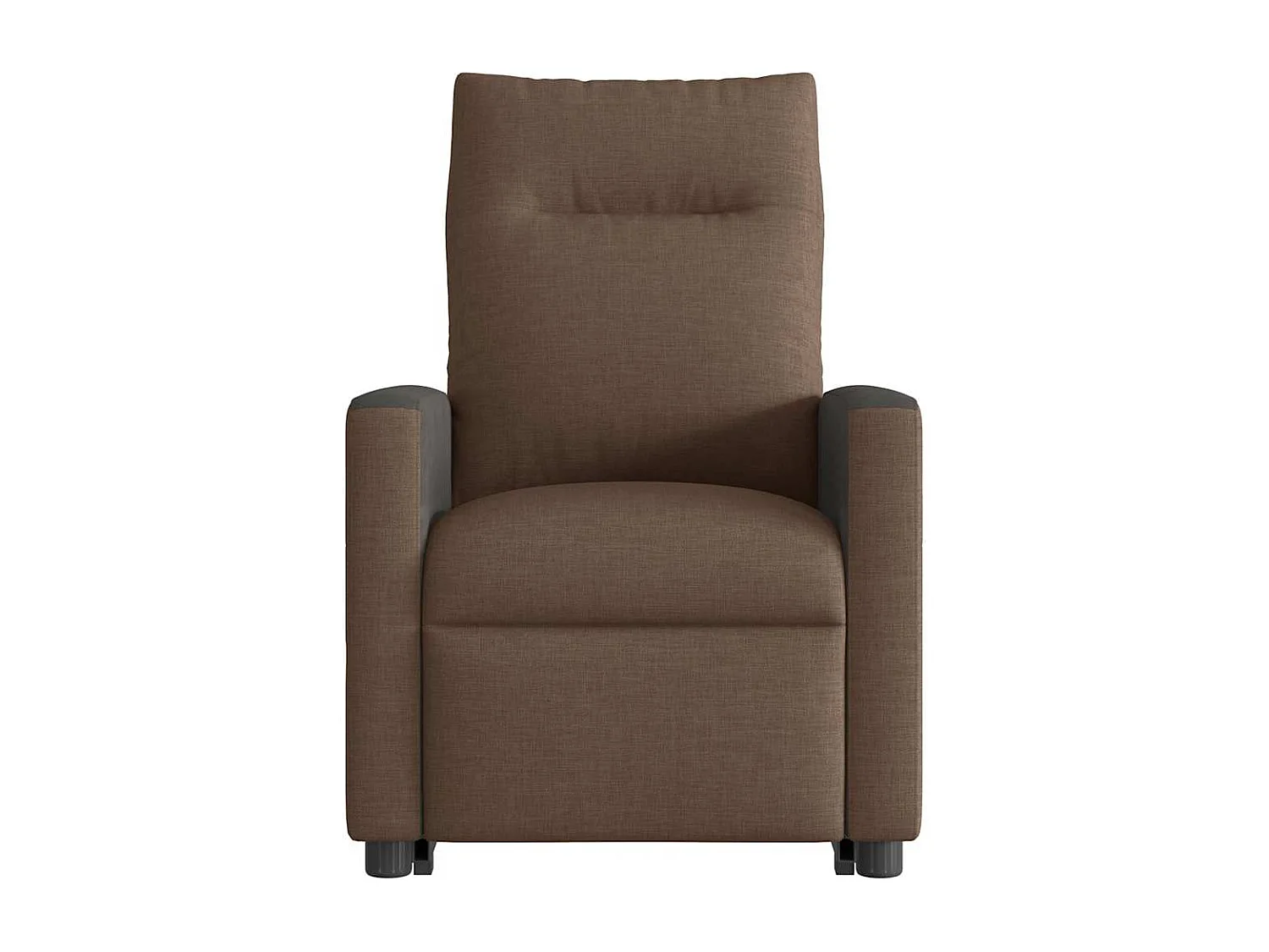 Fauteuil inclinable-Chaise de relax-Fauteuil de Massage Marron Tissu SHL3603
