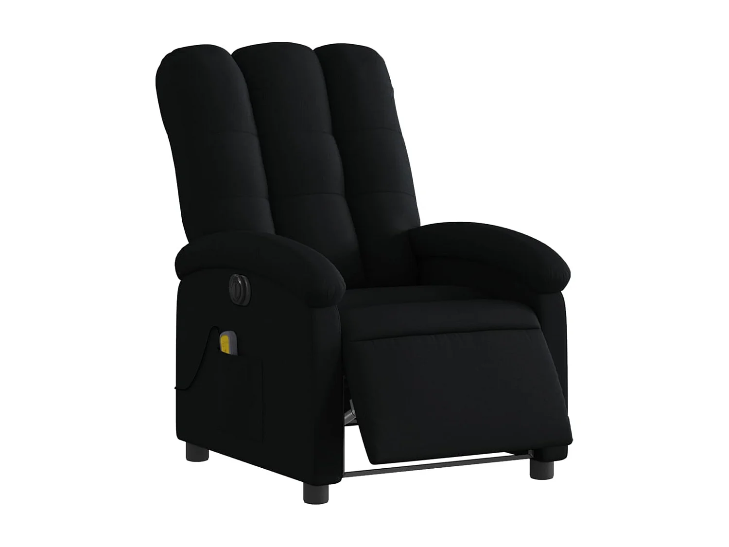 Sillón de relax | Sillón reclinable de masaje eléctrico tela negro SHL5896