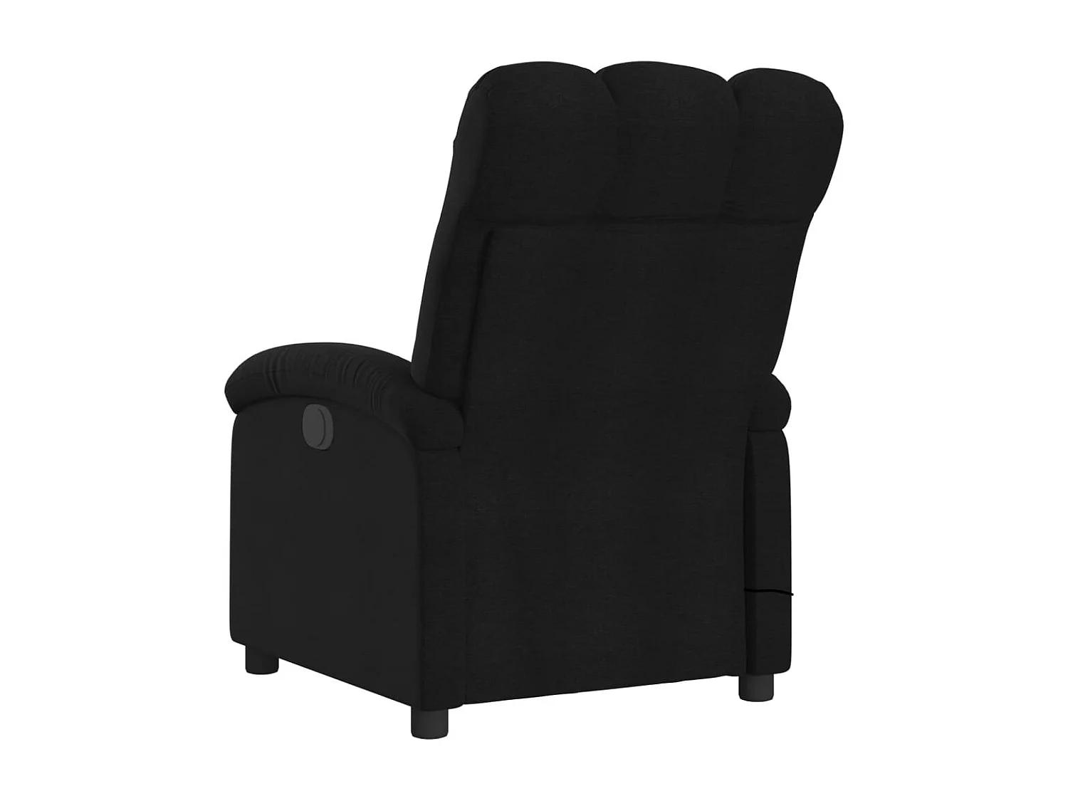 Sillón de relax | Sillón reclinable de masaje eléctrico tela negro SHL5896