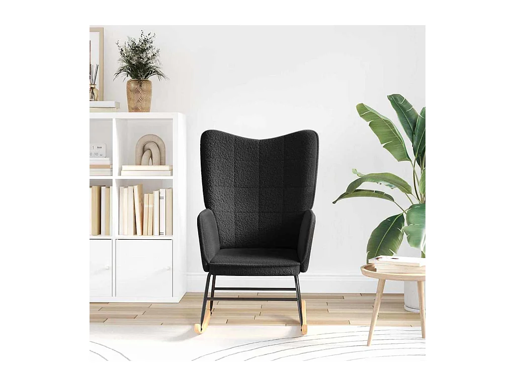 Sillón de relax | Silla Relax | Sillón de salón Negro 61x78x98 cm tela SHL9417