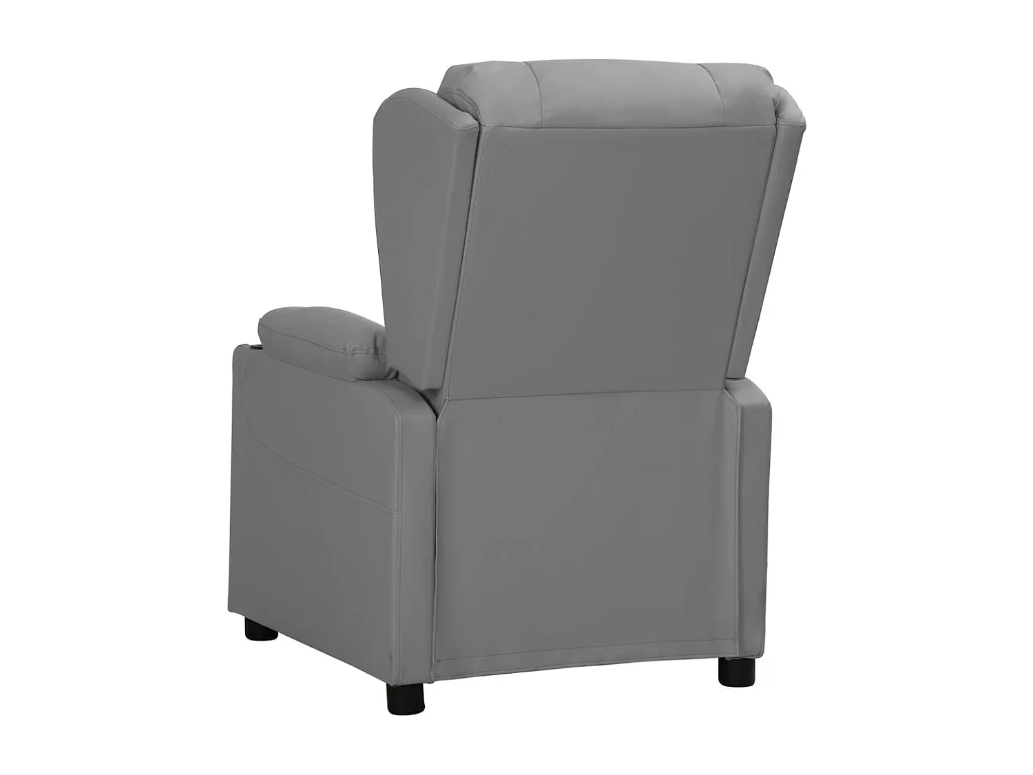 Poltrona elevatória couro artificial cinzento SHL404706